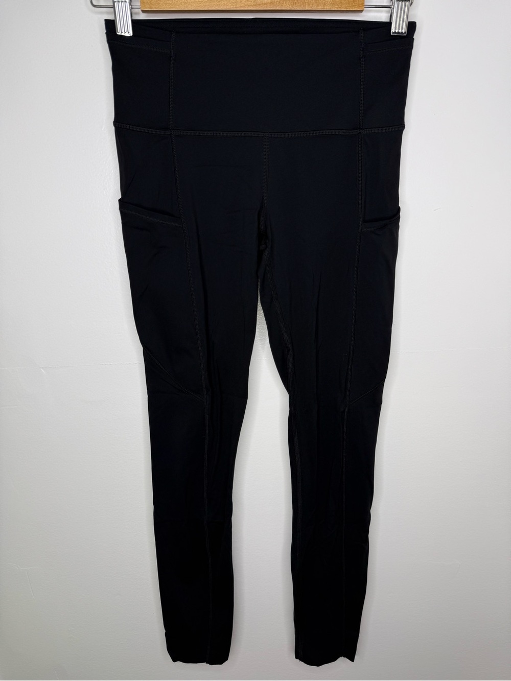 LULULEMON Fast & Free 7/8 Black Tight Leggings II 25” - Picture 2 of 6